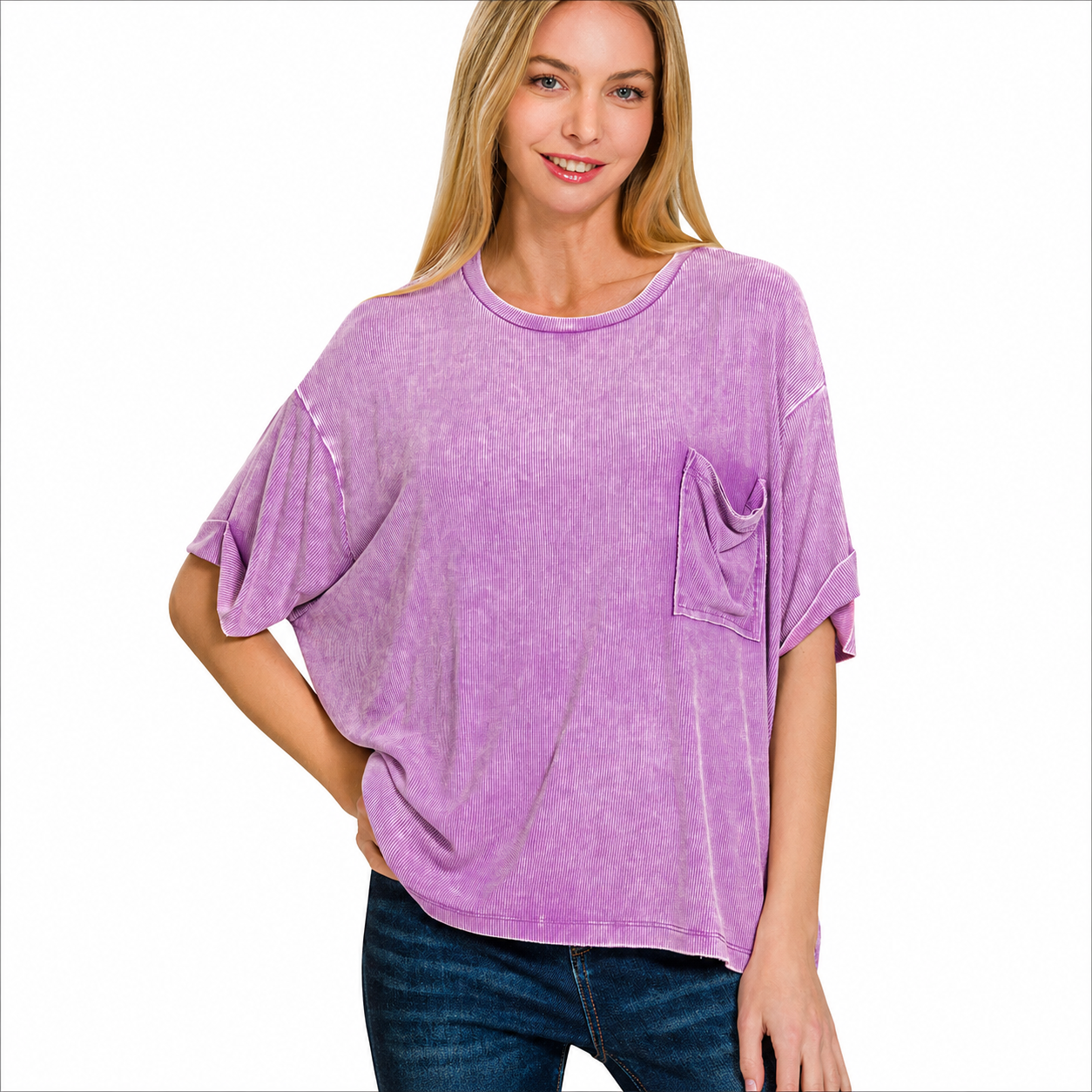 Breezy Ribbed Top