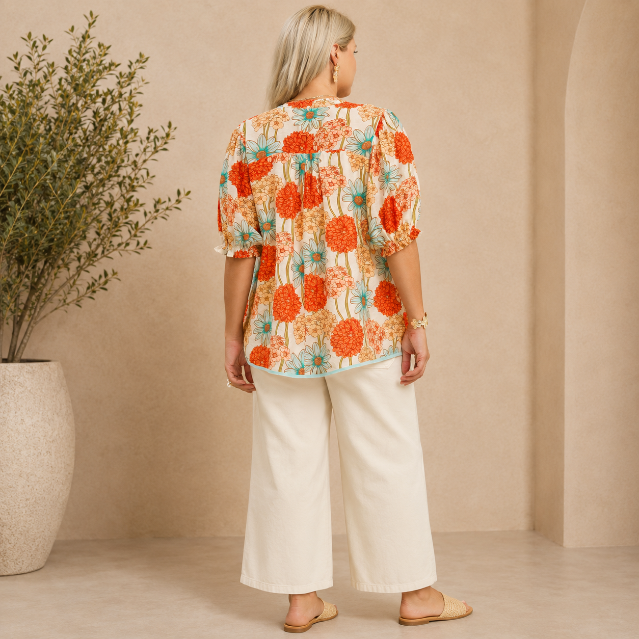 Mint Bloom Top
