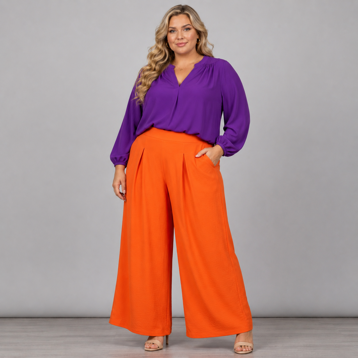 Royal Flow Wide Leg Pants