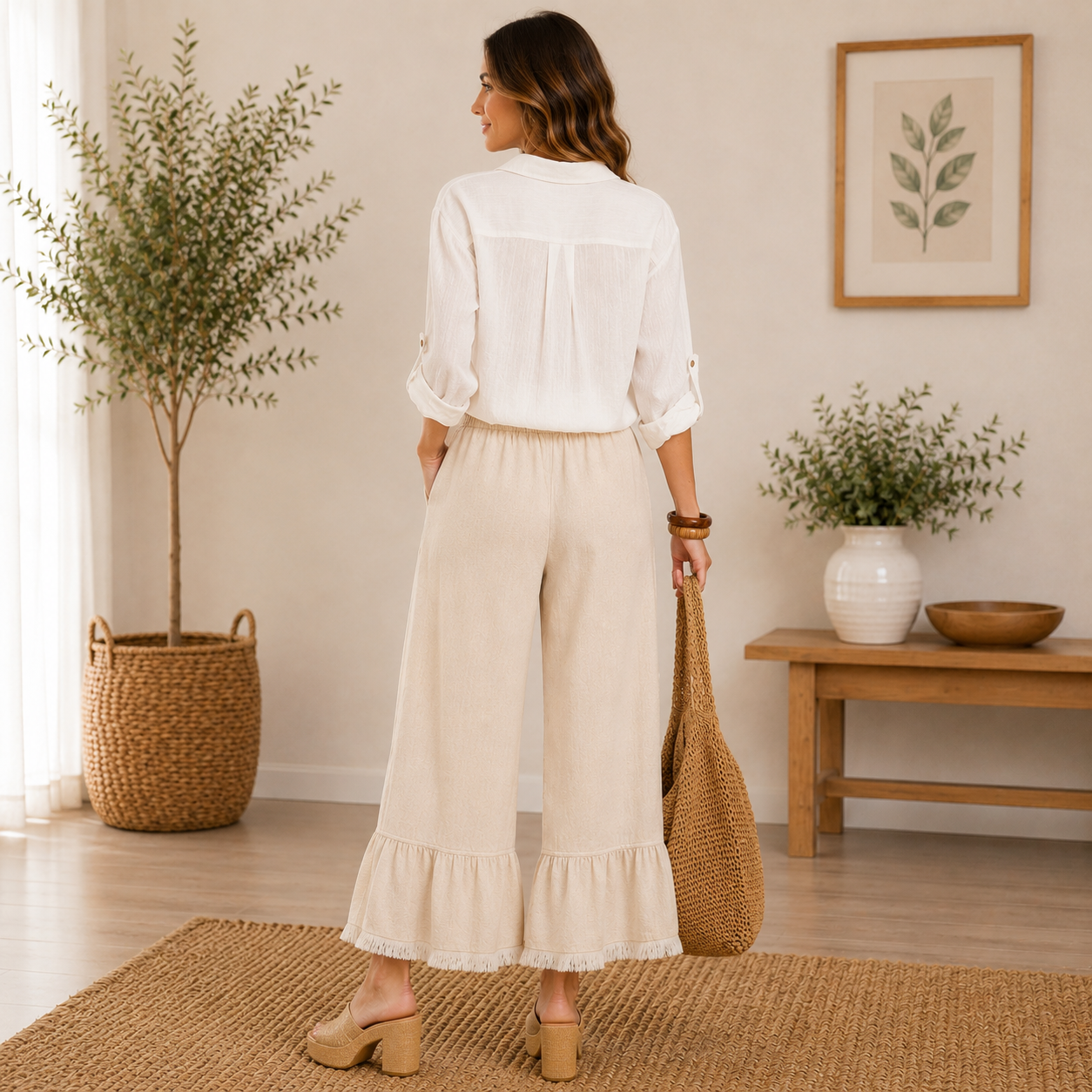 Oatmeal Market Pants