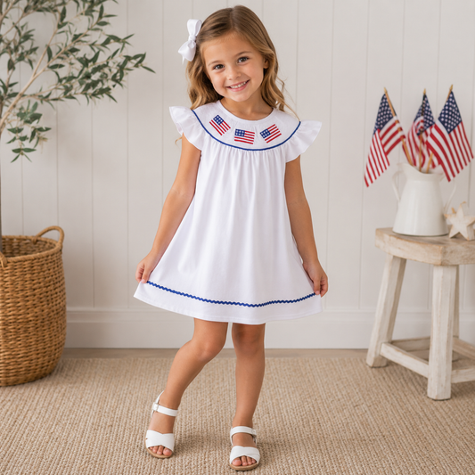 Stars & Smocked Dress