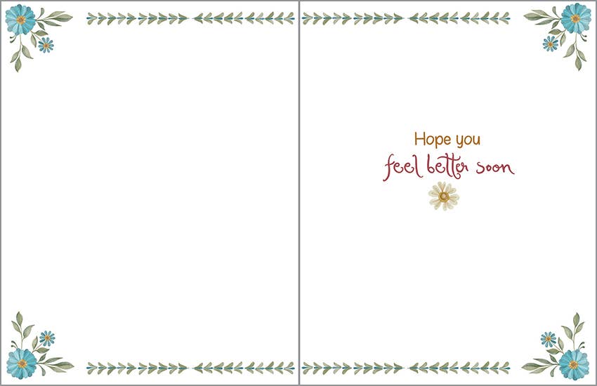 Get Well Greeting Card