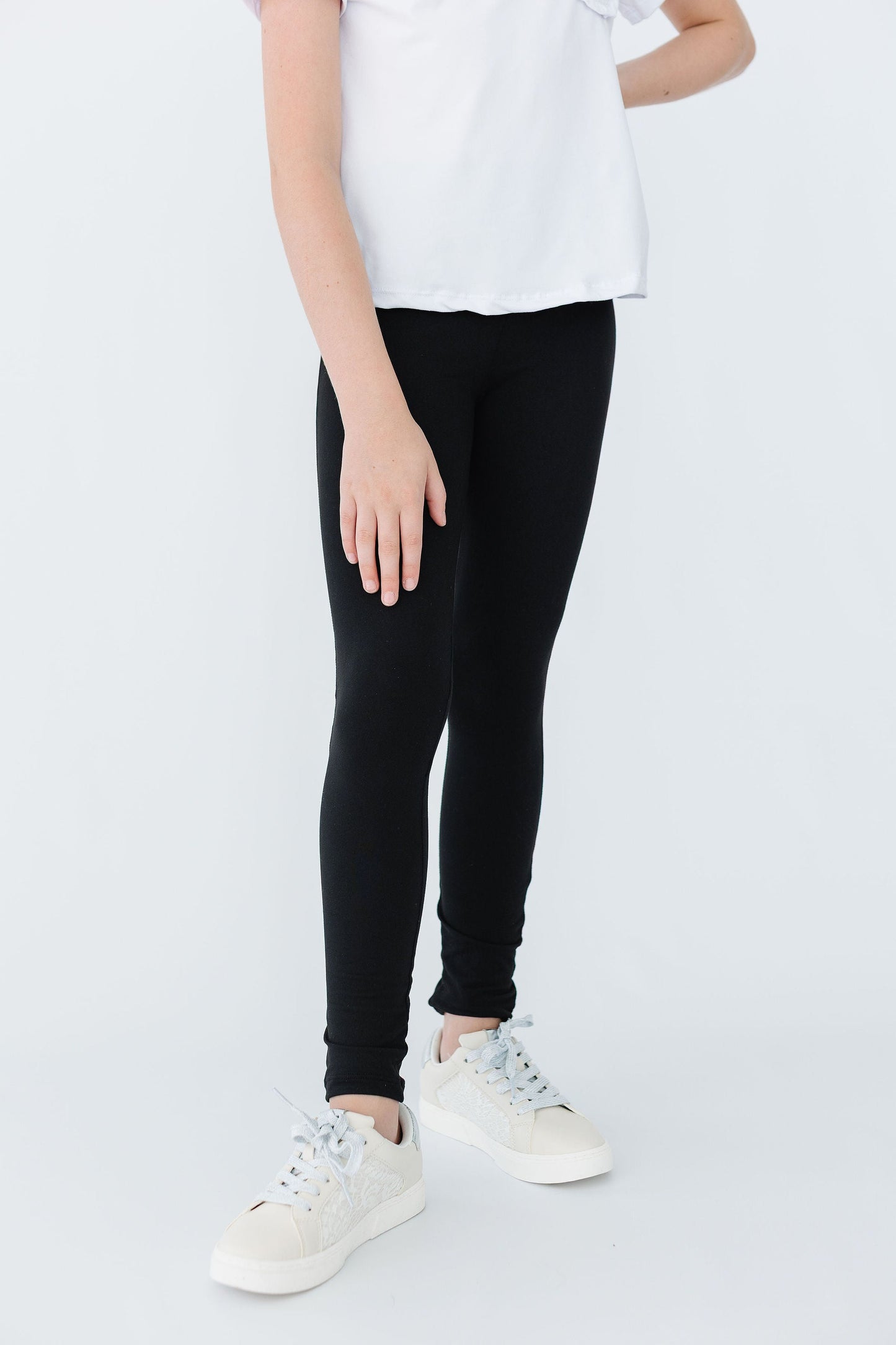 Girls Black Leggings