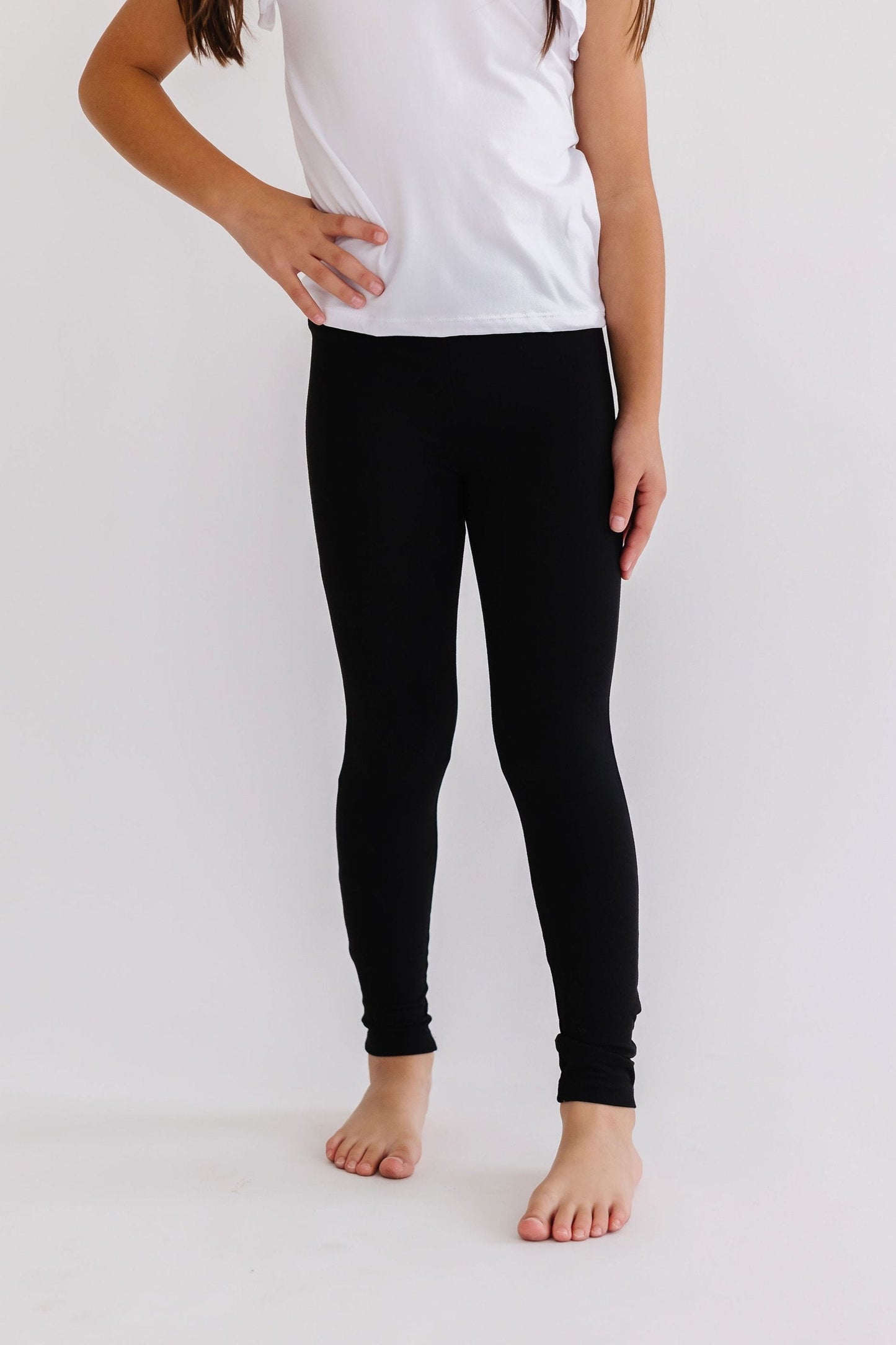 Girls Black Leggings