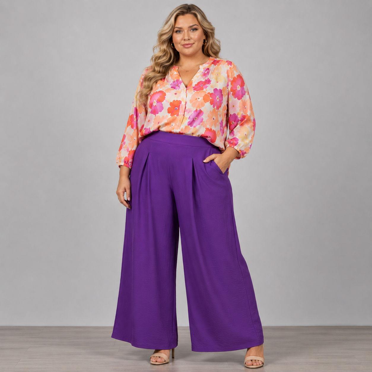 Royal Flow Wide Leg Pants