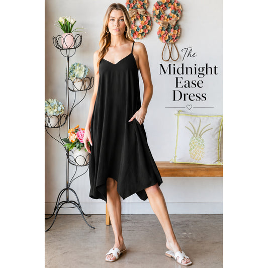 Midnight Ease Midi Dress