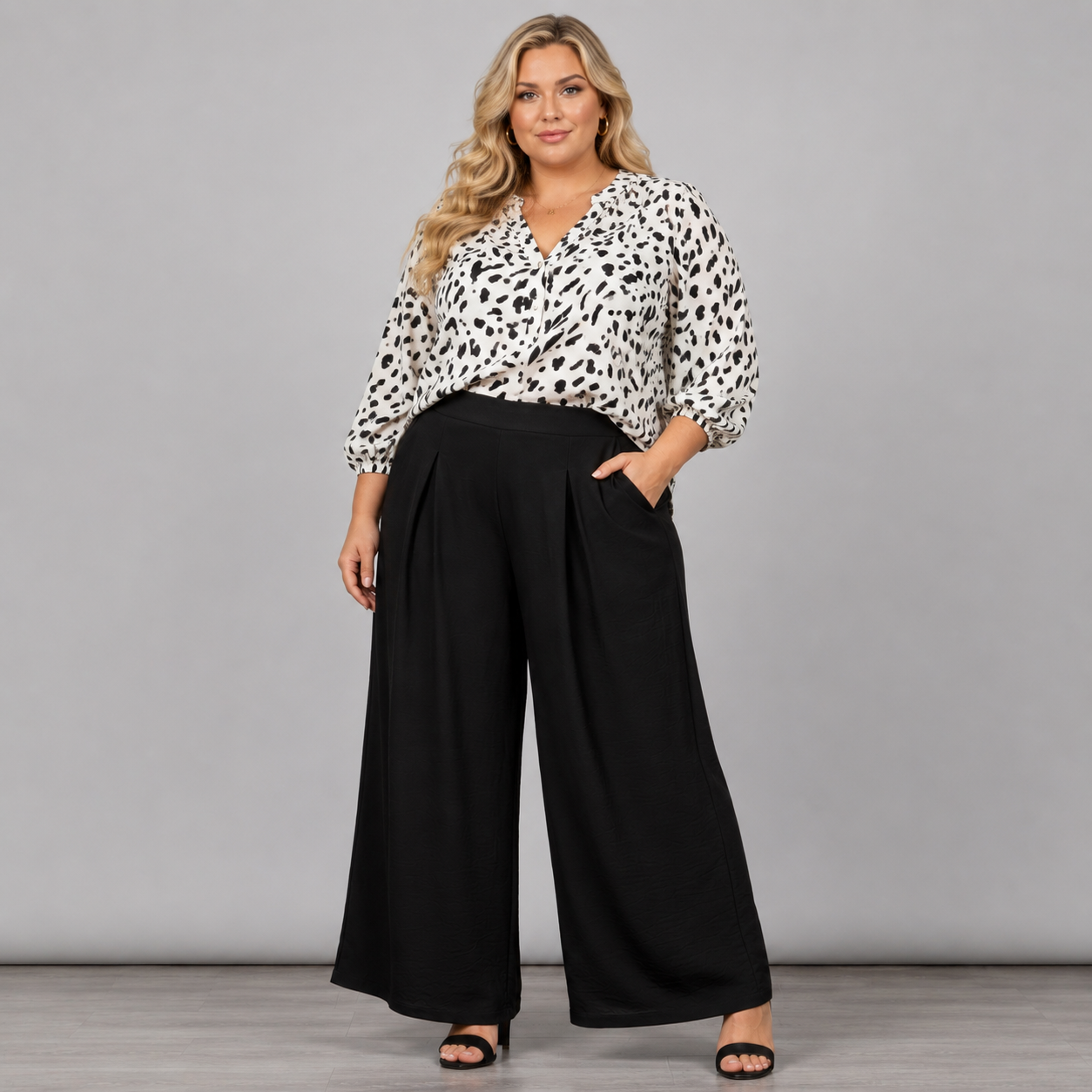 Royal Flow Wide Leg Pants