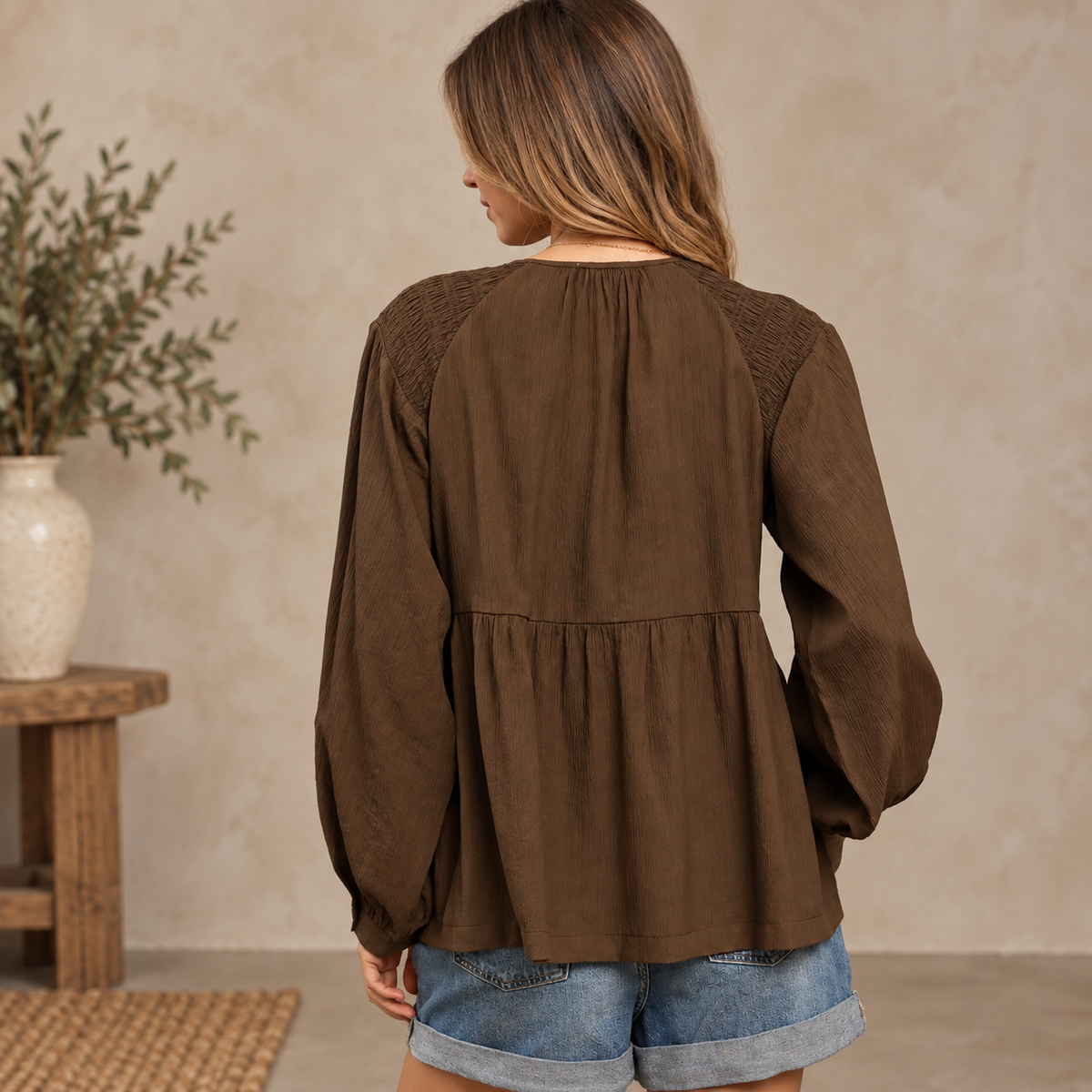 Harvest Days Babydoll Top