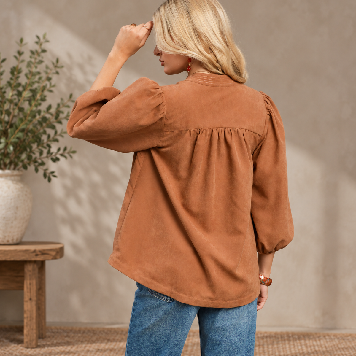 Saddle Stitch Blouse
