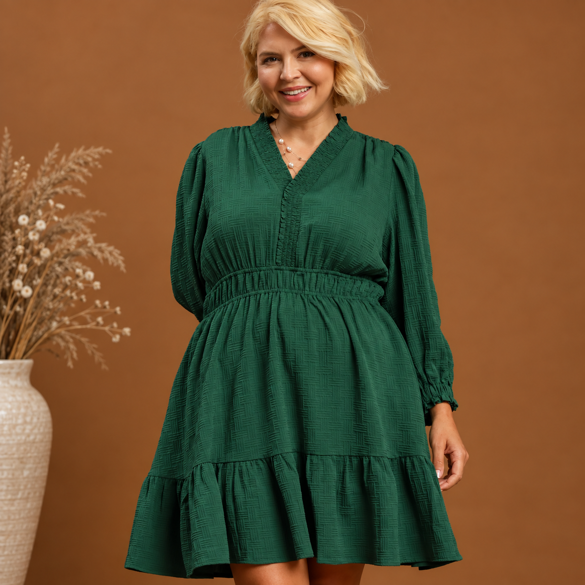 Palm Green Elegance Dress
